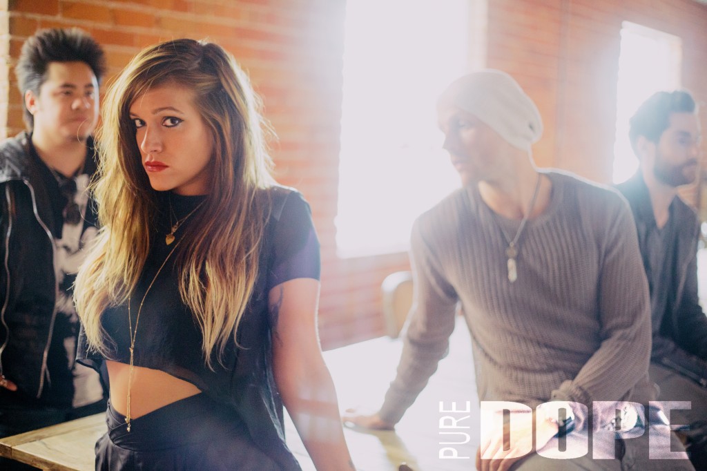 Mia Von Glitz in Pure DOPE Magazine's Winter 2k13 Issue