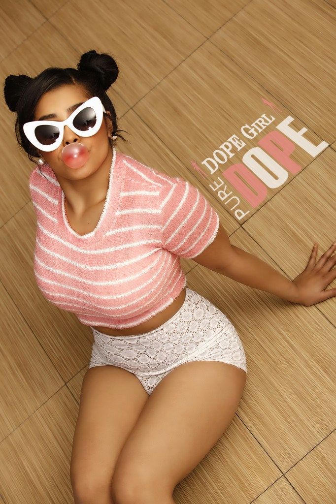 BAE GODDESS Blowin' Bubbles - Nitty Scott in Pure DOPE Pure DOPE Magazine - Nitty Scott Cover Girl Spring/Summer 2k15 "