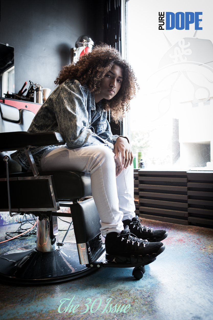 Actor Jahking Guillory covers the "Teen Dream" edition of Pure DOPE Magazine's 30th issue! Jah G_1 x DOPE