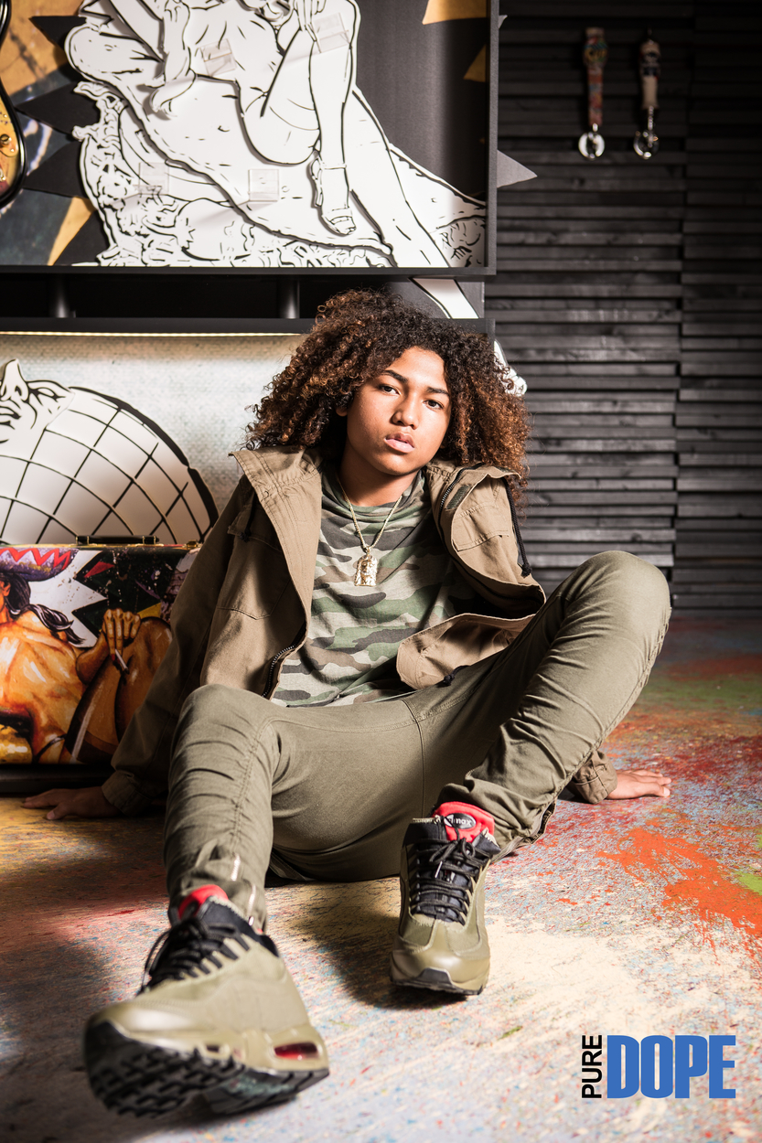 Actor Jahking Guillory covers the "Teen Dream" edition of Pure DOPE Magazine's 30th issue! Jah G_8 x DOPE