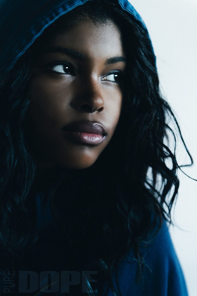 Pure DOPE Magazine - Diamond White Cover Girl - Winter 2k14 成