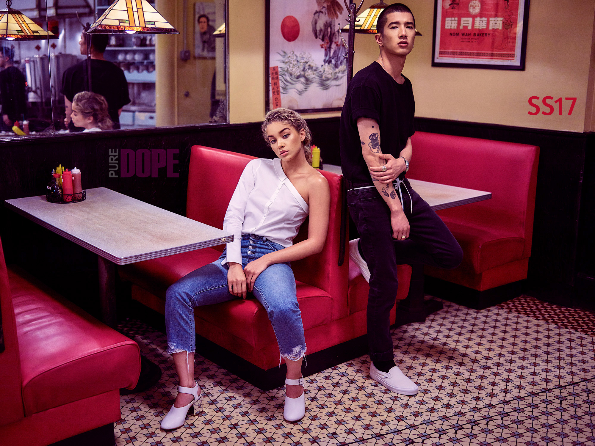 Jasmine Sanders & Nathaniel Dam x DOPE MAG (DL 1961)