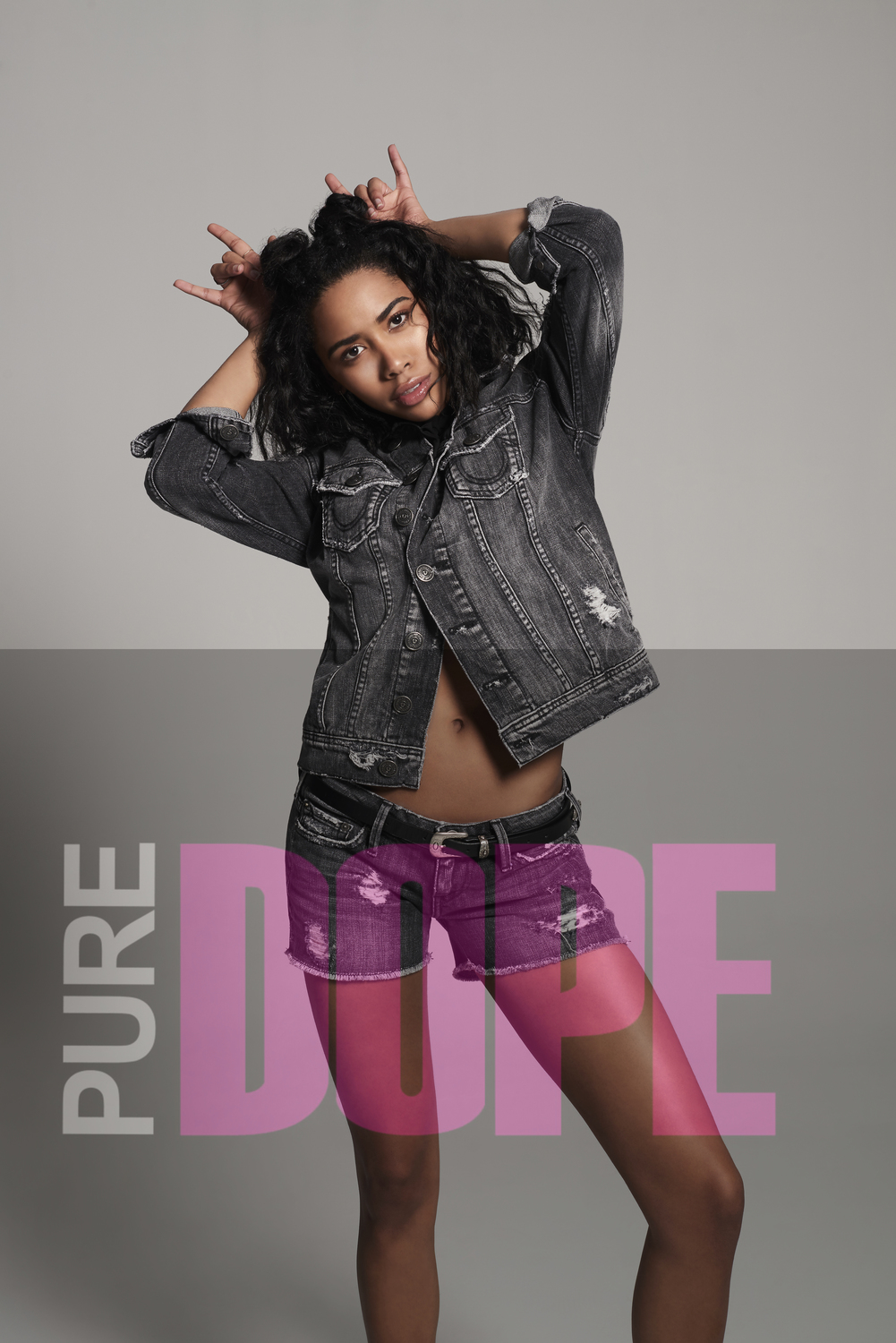 Herizen Guardiola reps True Religion in Pure DOPE Magazine's SS17 Issue